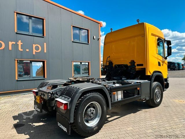 Standard SZM SCANIA 450 XT 4x4 Euro 6 SZM Kipphydraulik Blatt / Luft