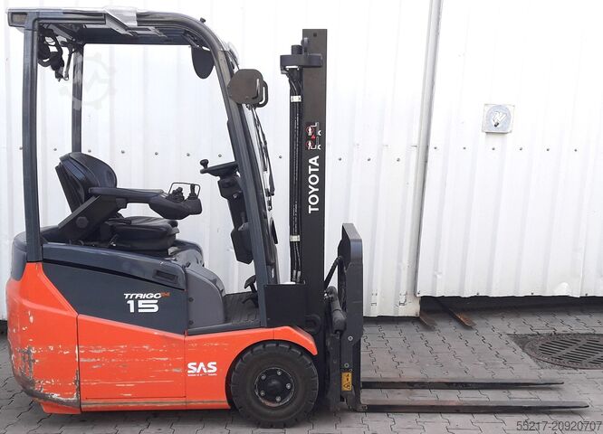 Forklift, ID no.: 14651 Toyota 7FBEST 15