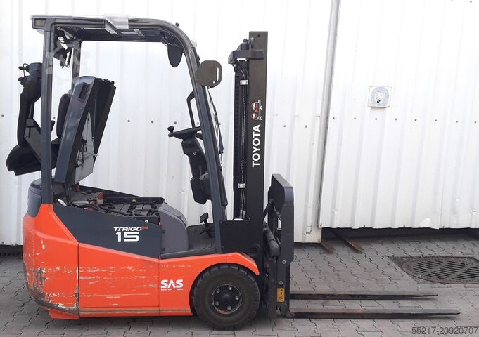 Forklift, ID no.: 14651 Toyota 7FBEST 15