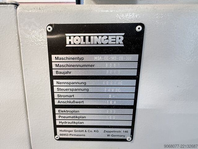 Double-head profile welding machine. Hollinger MSA-EE-1KS SB 300