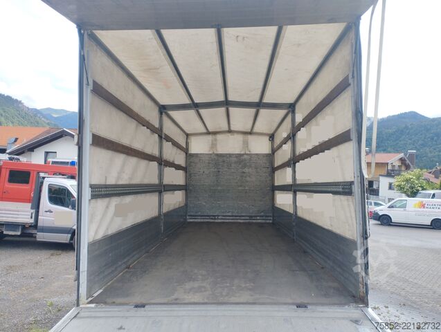 Truck with flatbed & tarpaulin, tail lift Mercedes-Benz 1224 L Atego Pritsche Plane Ladebordwand