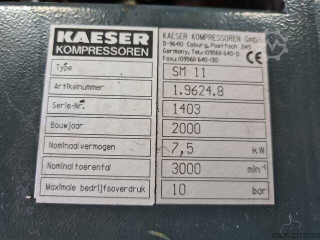 Screw compressor Kaeser SM 11