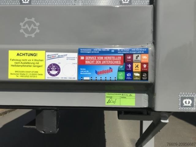 Swap body trailer KRONE Heck mit Portaltüren