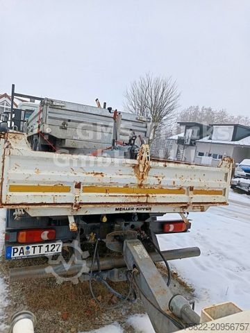 Three-way tipper van IVECO Eurocar 80-210 / Dreiseitenkipper / WENIG KM