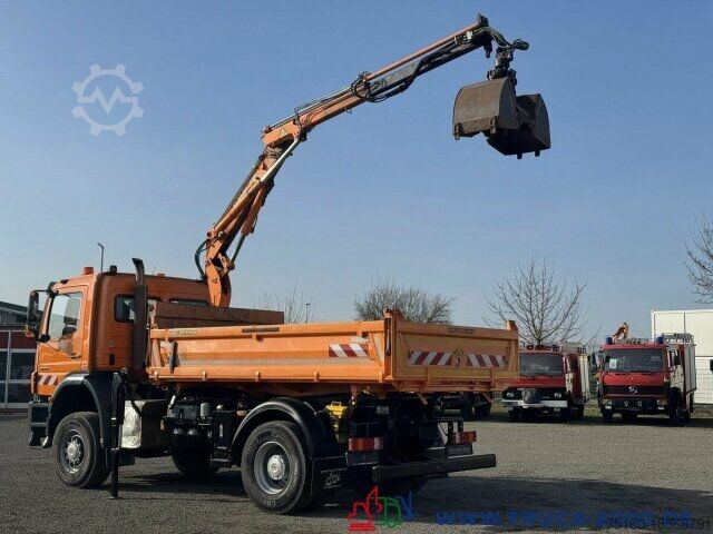 Three-sided tipper truck Mercedes-Benz Axor 1829 4x4 Atlas 7m=800kg FB Winterdienst