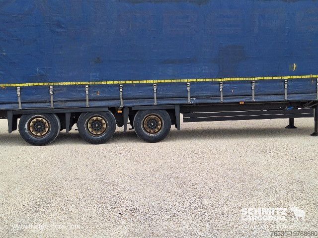 Open semitrailer with tarp Schmitz Cargobull Curtainsider Mega