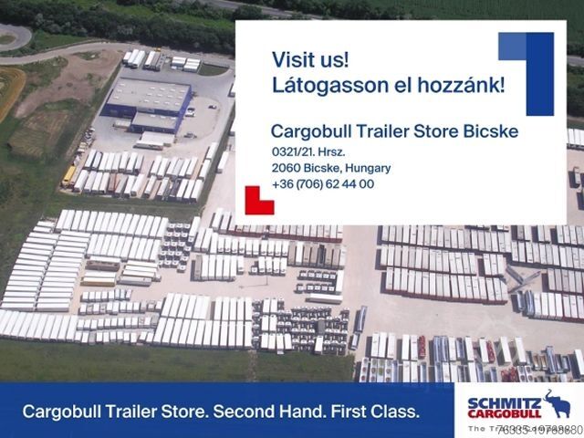 Open semitrailer with tarp Schmitz Cargobull Curtainsider Mega