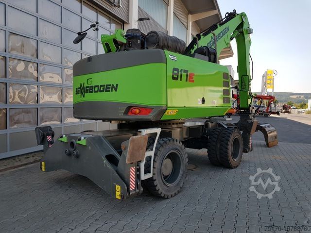 Mobile excavator SENNEBOGEN 817E / nur: 1.374h / 2019 / Sortiergreifer