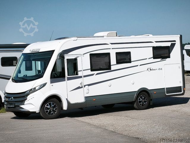 Integriertes Wohnmobil MOBILVETTA K-Silver I 59, Längsbetten, Solar, Klima, TV,
