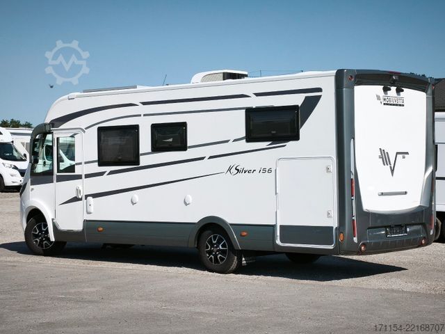 Integriertes Wohnmobil MOBILVETTA K-Silver I 59, Längsbetten, Solar, Klima, TV,