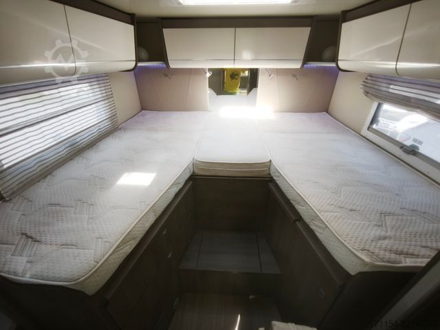 Integriertes Wohnmobil MOBILVETTA K-Silver I 59, Längsbetten, Solar, Klima, TV,