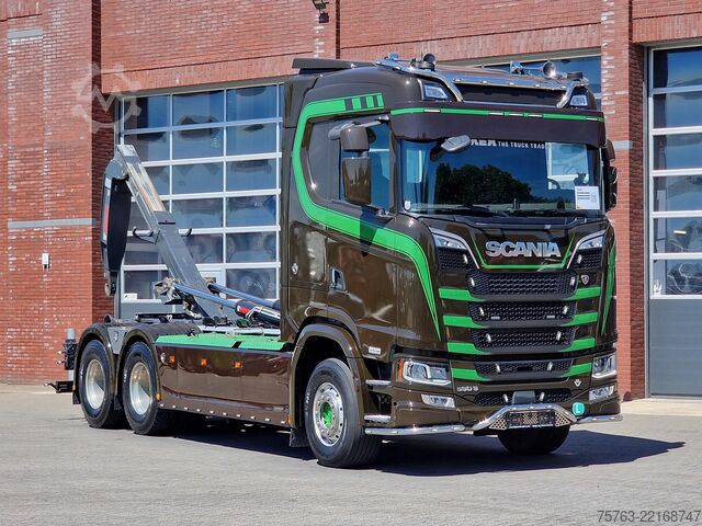 Hook arm system Scania 590S V8 NGS 6x4 - HIAB Multilift 24T - Like new...