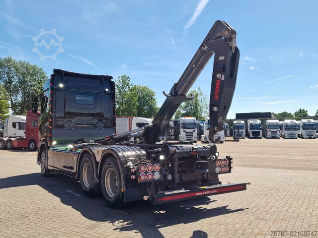 Hook arm system Scania 590S V8 NGS 6x4 - HIAB Multilift 24T - Like new...