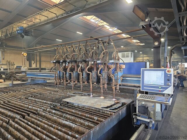 CNC gantry flame cutting machine Messer Omnimat P 7000