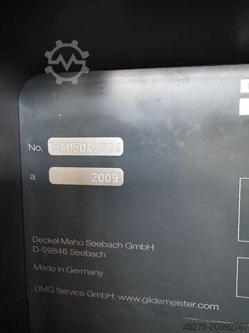 Vertical machining center Deckel Maho DMC 635V