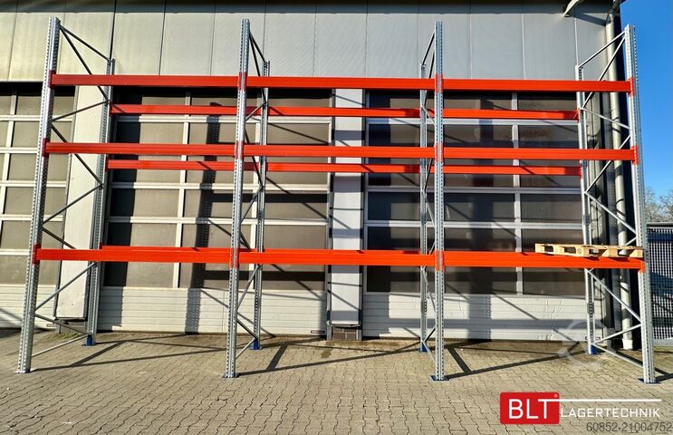 Heavy-duty shelf ca. 8,4 lfm. Palettenregal H: 500 cm Fachlast : 4500 kg , Schwerlastregal