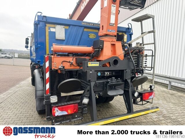 Kipper LKW MAN TGM 18.290 4X4 BB, EEV, Heckkran Atlas AK 115.2V,