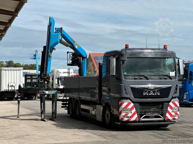 LKW mit Pritsche (offen) MAN TGX 26.520 Baustoffpritsche PALFINGER