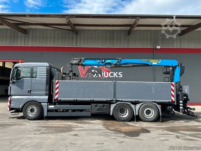 LKW mit Pritsche (offen) MAN TGX 26.520 Baustoffpritsche PALFINGER