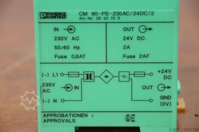 Power supply power supply Phoenix Contact CM 90-PS-230AC/24DC/2