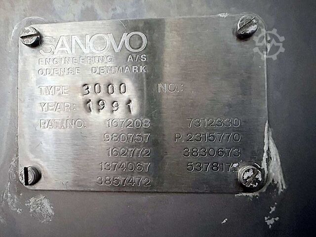 Pasteurization Plant Sanovo/Südmo/KMA Type 3000/K 21-FS-4235