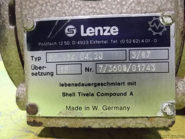 Geared motor 0.37 kW 92 rpm Lenze D71L4