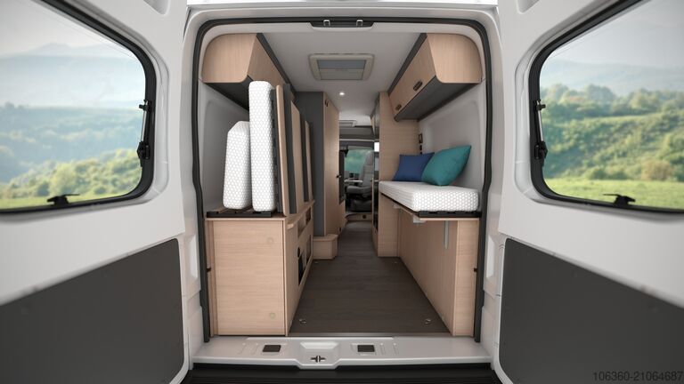 SUNLIVING V 60 SP TENTTOP - COMFORT EDITION MINI VAN mit neuem WC SUNLIVING V 60 SP TentTop - COMFORT EDITION