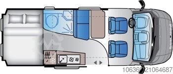 SUNLIVING V 60 SP TENTTOP - COMFORT EDITION MINI VAN mit neuem WC SUNLIVING V 60 SP TentTop - COMFORT EDITION
