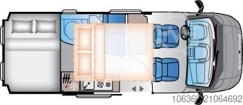 SUNLIVING V 60 SP TENTTOP - COMFORT EDITION MINI VAN MIT WC, NEU SUNLIVING V 60 SP TentTop - COMFORT EDITION