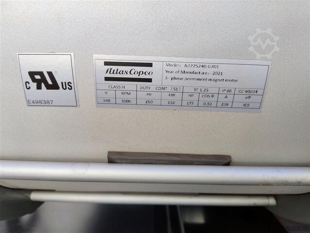 Screw compressor Atlas Copco GA132VSDFF