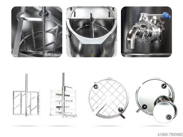Creme cooker with 120 liter bowl volume Mech-Masz Creamco 120L