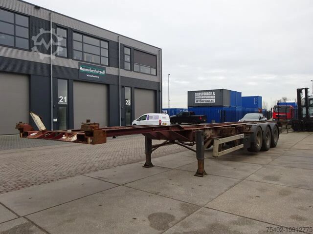 Container transport Renders ROC 12.27 Container Chassis / SAF +  DRUM / Lif...