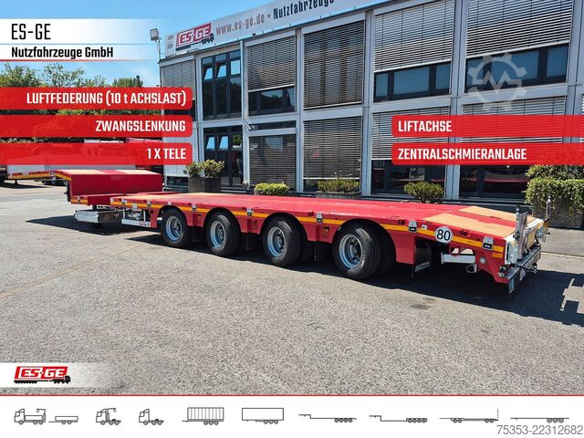 Low loader semitrailer FAYMONVILLE MAX Trailer MAX110 Semi-Tieflader