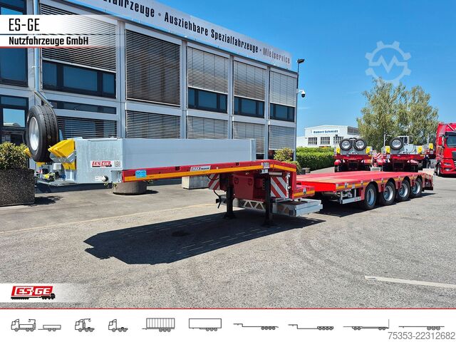 Low loader semitrailer FAYMONVILLE MAX Trailer MAX110 Semi-Tieflader