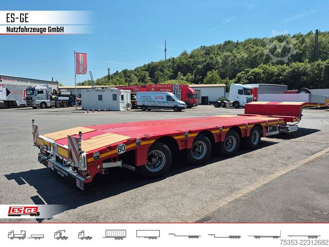 Low loader semitrailer FAYMONVILLE MAX Trailer MAX110 Semi-Tieflader