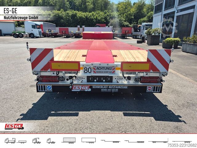 Low loader semitrailer FAYMONVILLE MAX Trailer MAX110 Semi-Tieflader