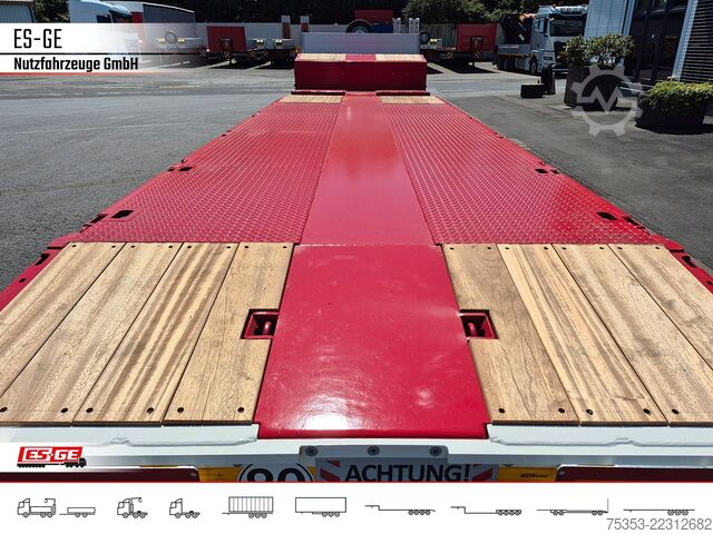 Low loader semitrailer FAYMONVILLE MAX Trailer MAX110 Semi-Tieflader