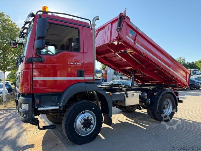Tipper truck MAN TGM 13.290 BL 4X4/Meiller 3-Seiten-Kipper