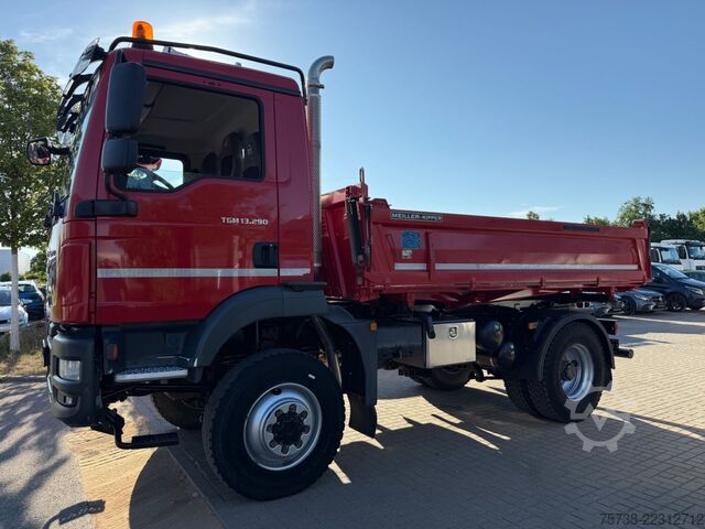 Tipper truck MAN TGM 13.290 BL 4X4/Meiller 3-Seiten-Kipper
