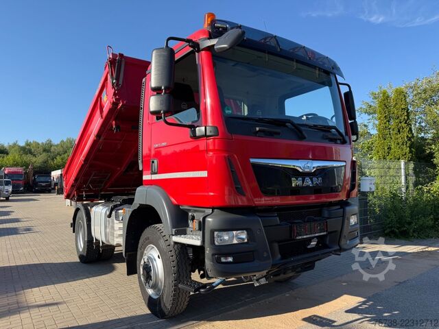 Tipper truck MAN TGM 13.290 BL 4X4/Meiller 3-Seiten-Kipper