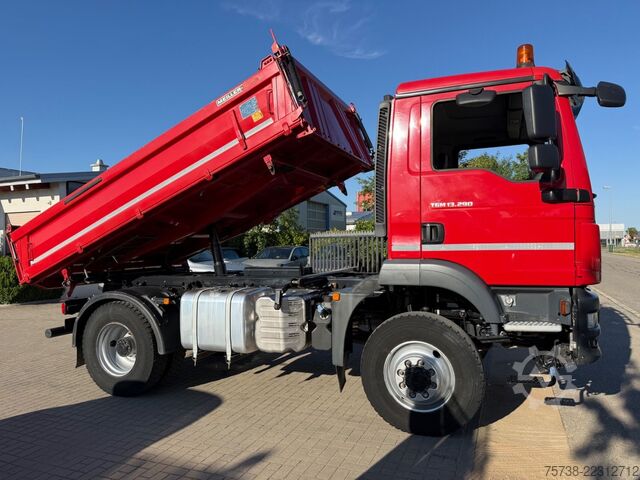Tipper truck MAN TGM 13.290 BL 4X4/Meiller 3-Seiten-Kipper