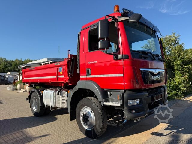 Tipper truck MAN TGM 13.290 BL 4X4/Meiller 3-Seiten-Kipper