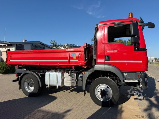 Tipper truck MAN TGM 13.290 BL 4X4/Meiller 3-Seiten-Kipper