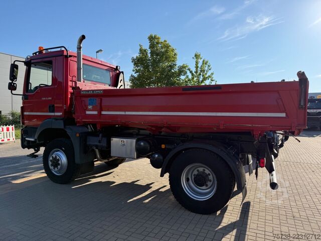 Tipper truck MAN TGM 13.290 BL 4X4/Meiller 3-Seiten-Kipper