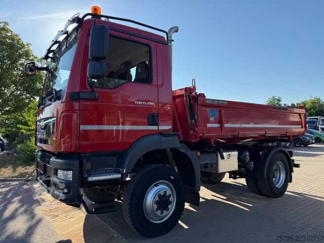 Three-sided tipper truck MAN TGM 13.290 BL 4X4/Meiller 3-Seiten-Kipper