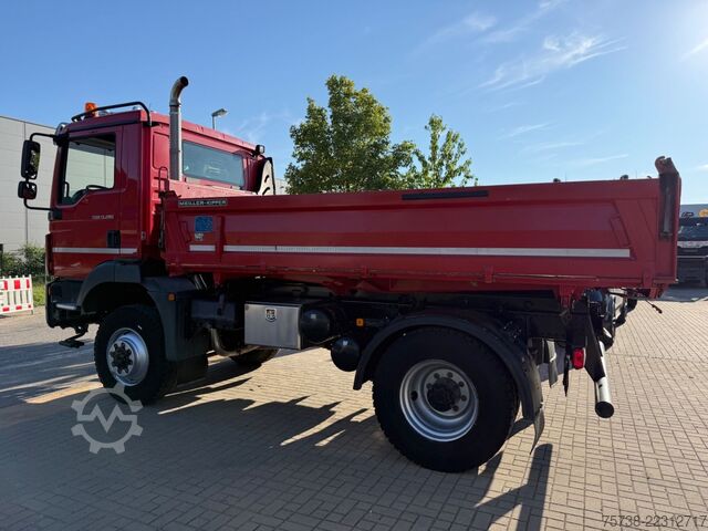 Three-sided tipper truck MAN TGM 13.290 BL 4X4/Meiller 3-Seiten-Kipper