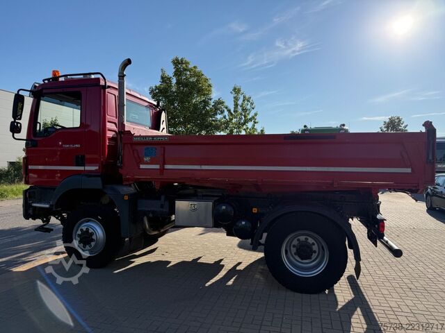 Three-sided tipper truck MAN TGM 13.290 BL 4X4/Meiller 3-Seiten-Kipper
