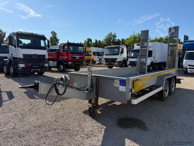 Low loader trailer Wörmann 88.50/200/Tieflader/Rampen/Tandem/verzinkt