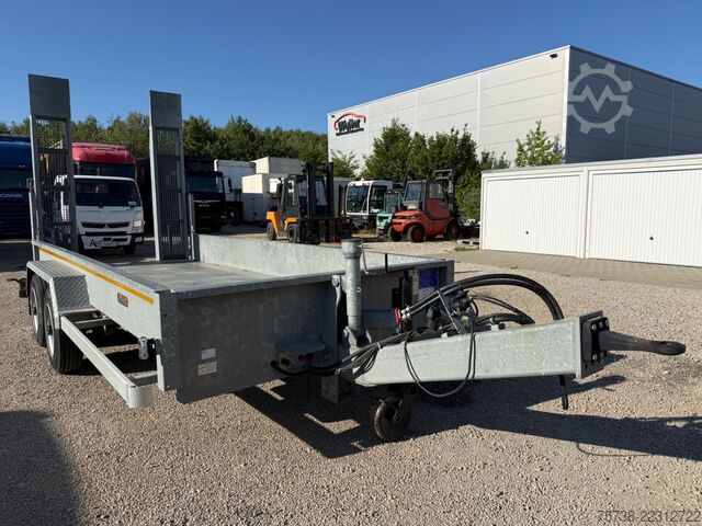 Low loader trailer Wörmann 88.50/200/Tieflader/Rampen/Tandem/verzinkt