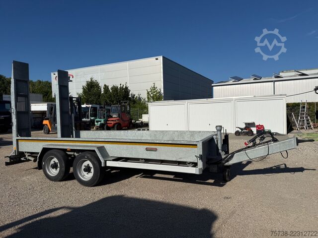 Low loader trailer Wörmann 88.50/200/Tieflader/Rampen/Tandem/verzinkt